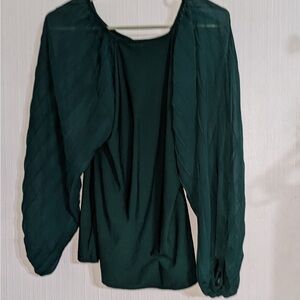 Elegant Green Women's Top
